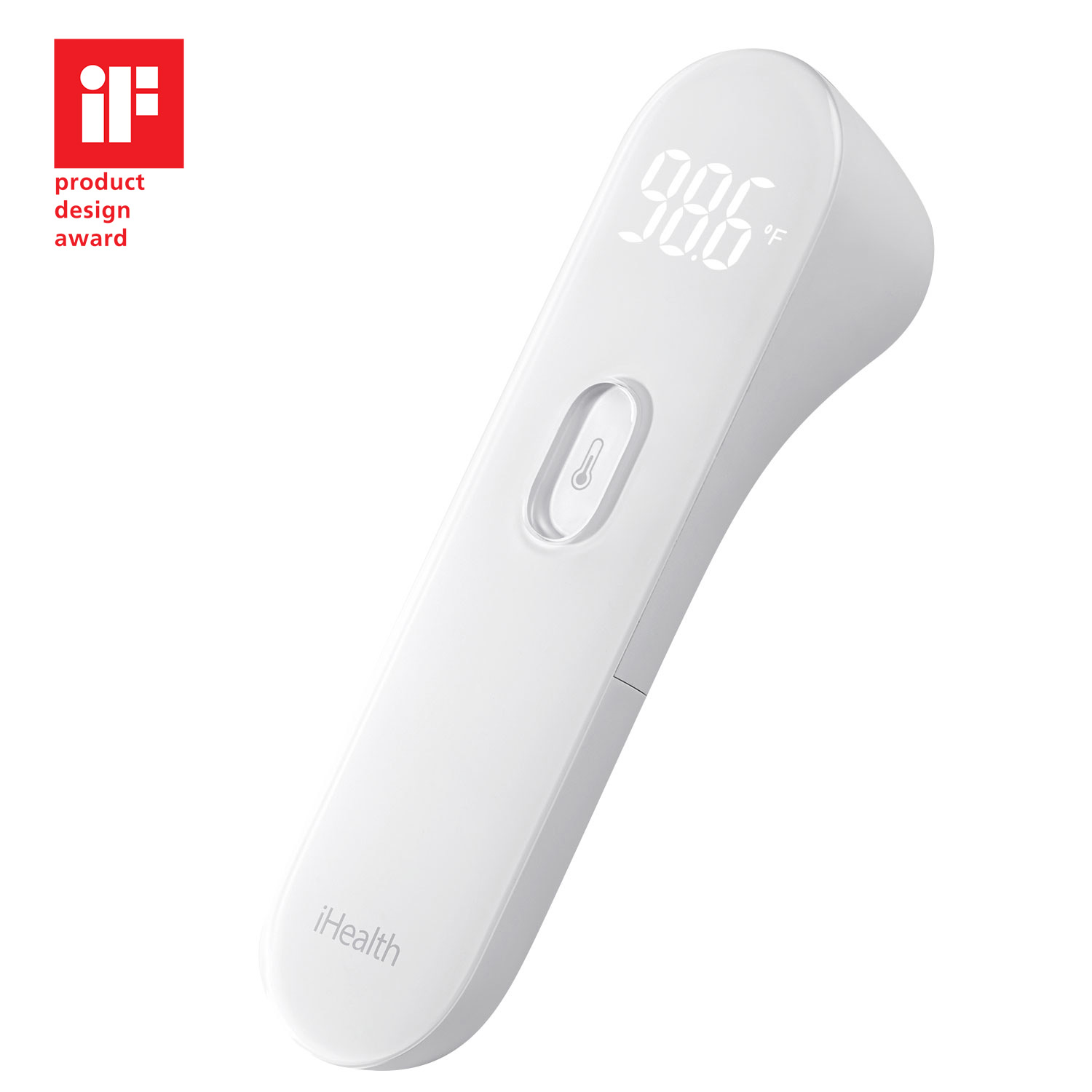 iHealth Thermometer PT3 is an infrared No-Touch forehead thermometer that gives you 1-second testing